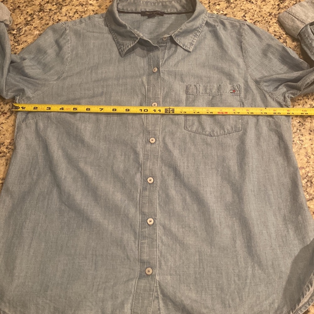 19:02 - 3/$25 Bundle Only - Tommy Hilfiger Denim Shirt - Picture 11 of 15